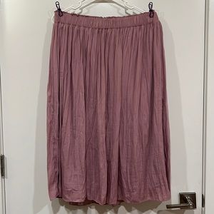 Gap Mauve Midi Skirt - Large